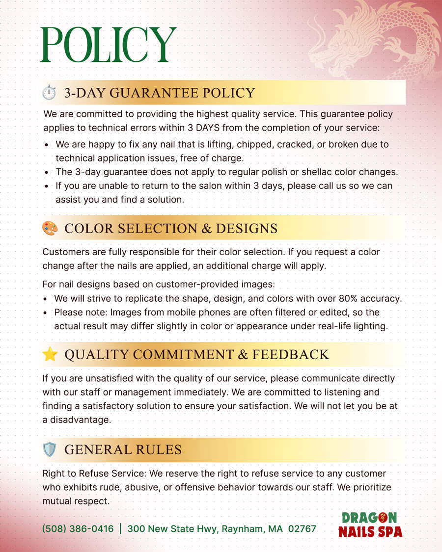 DRAGON NAILS SPA CORPORATION